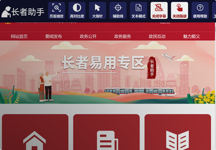 Accessibility and Aging-friendliness of the Shunyi District People's Government Portal Website in Beijing